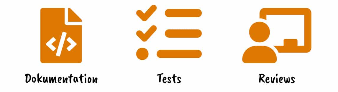Fehler vermeiden mit Dokumentation, Testing und Code Reviews